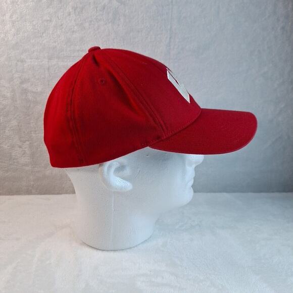 Wisconsin Badgers Red Hat - Embroidered White W Size Large/XL NCAA Big 10 - Picture 6 of 9